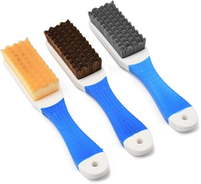 3 Pack Soft Bristle Cleaning Brush Set Dusting Brushes Set for Furniture Cars Counters Bed Sheets Sweeping Cleaning Dusting &amp Crumb Debris Sweeping