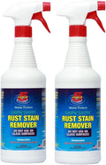 Force 5 SHIPN'SHORE Rust Stain Remover Instant Hull Cleaner Vinyl Fabric Metal &amp Painted Surfaces - Removes Sprinkler Stains from Walls and Fences Instantly. (2 Quart)