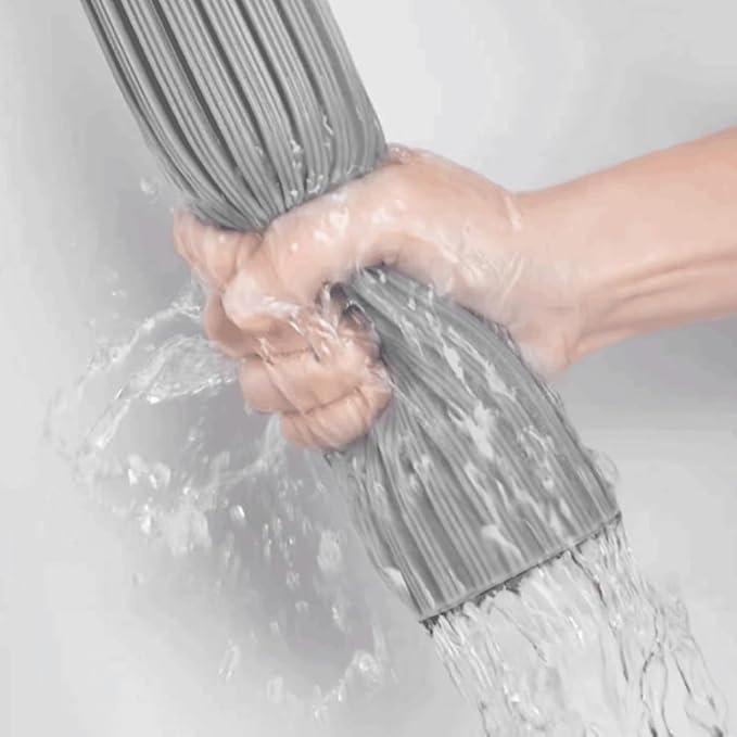 Collodion Mop with Foldable Handle Water- Washing Ideal for Home Cleaning on Tiles and Wood Floors