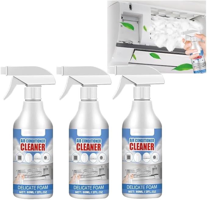 2024 New Air Conditioner Foaming CleanerAir Conditioner Coil Cleaner Multi-purpose Household Air Conditioner Coil CleanerRemoval of Peculiar Smell Home Office Cleaner (3pcs)