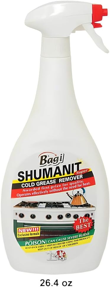 SHUMANIT Cold Grease Remover 26.4 Fl Oz 3-Pack (Kosher for Passover)