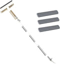 Double Side Mist Retractable Window Cleaner Window Spray Cleaning Brush Glass Cleaning Equipment for Kitchen Wall Tile Mirror 3 Cotton Tips
