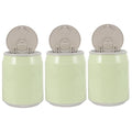 Amosfun 3pcs Trash Bin Lid Portable Plastic Wastebasket for Home Office and Travel Stylish and Odor Design for Bedroom Desk and Compact Spaces