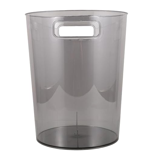 Modern Small Trash Can for Bedroom Plastic Garbage Bin Easy-Access Wastebasket for Home Office Stylish Design Fits Any Decor for Compact Spaces