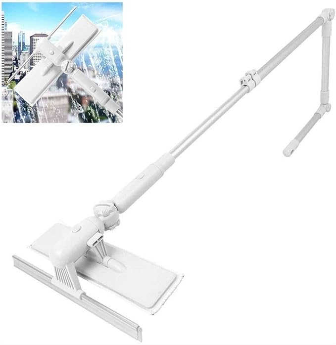 Cleaner Glass Tile Windshield Granite Wall Cleaning Hand Tool All Purpose Window Glass Cleaner - Telescopic Foldable Handle Extendable