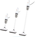 Handheld Vacuum CleanerUltra-Lightweight Mini Portable Vacuums for Home 6 in 1 Stick Vac Cleaners for CarPet Hair(White Corded)
