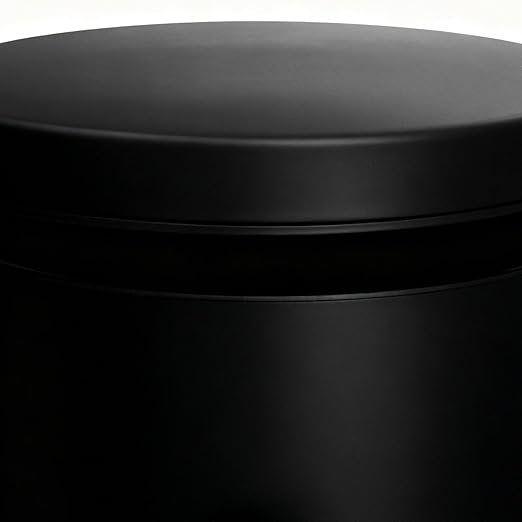 Trash Bin Waste Basket with Lid and Foot Pedal Stainless Shell Trash Can Slide-Out Inner Pail with Easy Clean Mechanism Waste Disposal Unit for Kitchen Bedroom Apartment Hotel Garage Dorm Car