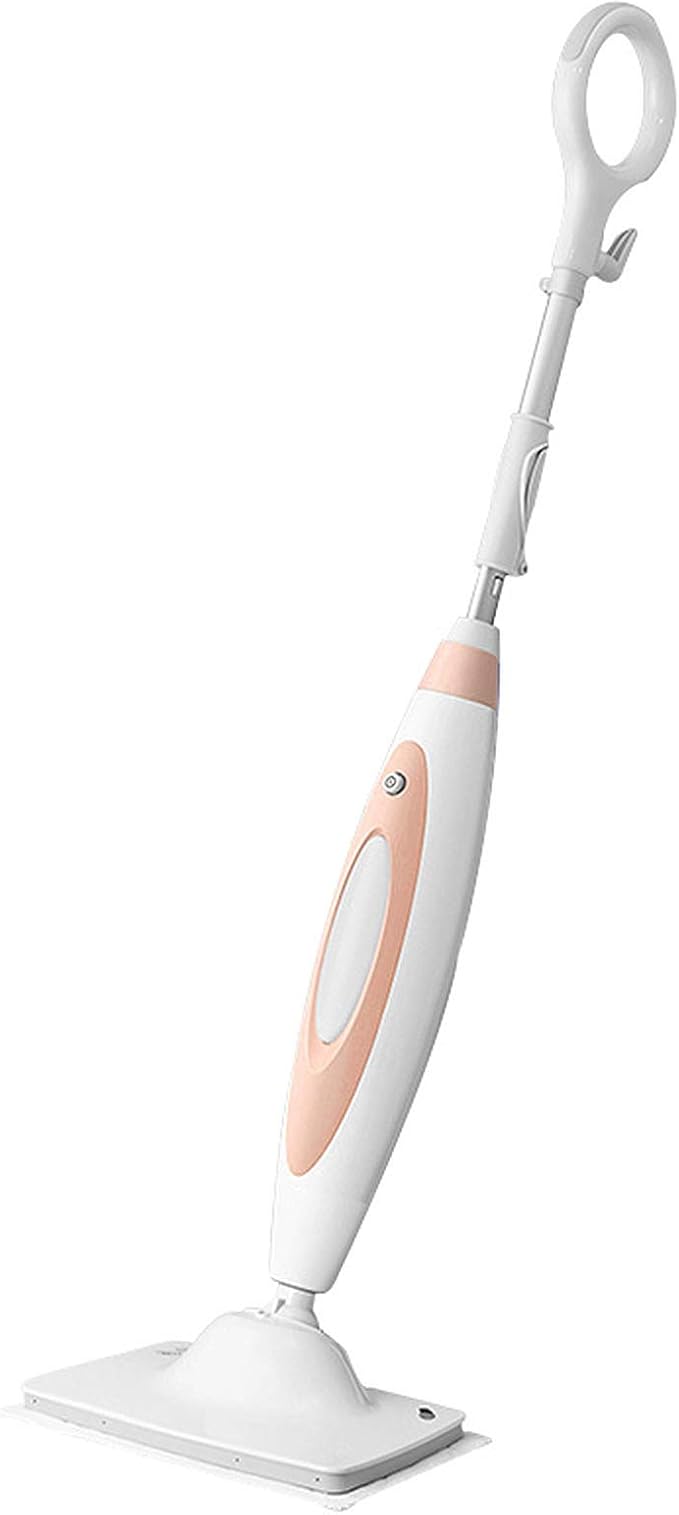 Wireless Steam Mop Floor Mop Steam Cleaner with Adjustable Steam Intensity Multifunctional Carpet Upright Cleaner Mop for Floor Cleaning Purple Pink