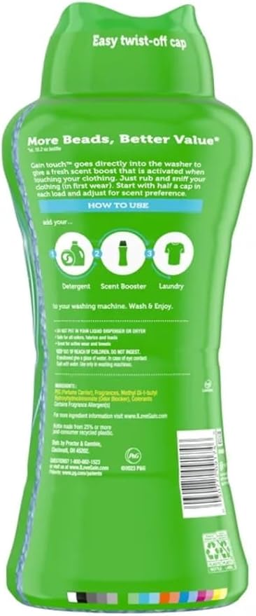 Gain Touch Scent Booster Beads Infinite Bloom Scent 24 oz 1 Count (Pack of 1)