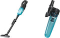 Makita XLC03ZBX4 18V LXT Lithium-Ion Brushless Compact Cordless Vacuum Trigger w/Lock Tool Only with 191D72-1 Black Cyclonic Vacuum Attachment w/Lock
