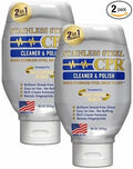 Stainless Steel CPR Kitchen Stainless Steel Cleaner and Polish for Appliances- Cleaner Removes Fingerprints Water Marks and Grease. Refrigerator Cleaners Stoves &amp Dishwashers (18 Ounce (Pack of