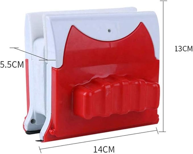 Red Glass Double-Sided WipeWindow Cleaner Glass Wiper Magnetic Cleaning Tools Glider Washing Glass Cleaning Brush for