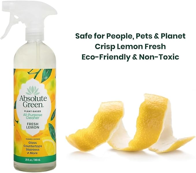 Absolute Green Natural Multipurpose Cleaner Lemon 6/Carton (AG2-ST-6)