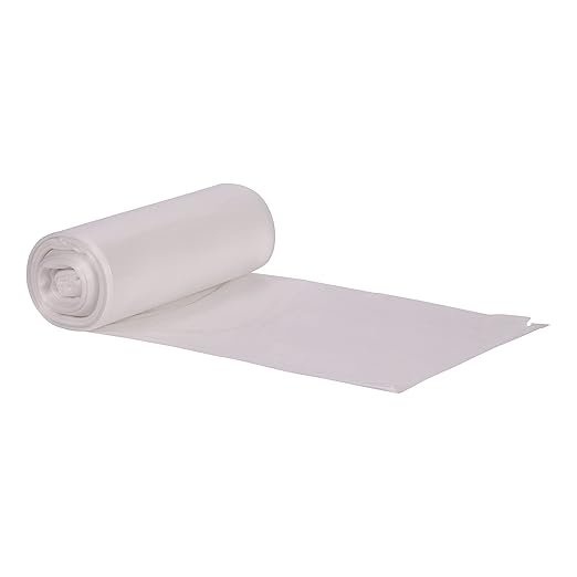 Eco-Blend Max 60 Gallon Can Liner by Heritage Bag Co. (100 Pack) 38x58 0.8mil Clear. Made with 30% PCR