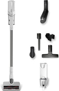 Miele Duoflex Extra Vacuum Cleaner Cordless and Bagless Multi-Use Multi-Floor Flexible Stick Vacuum with 2 Attachable Brushes in Brilliant White / Space Grey