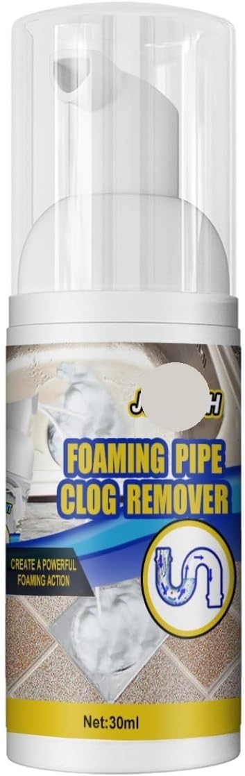 Foam Drain Unclogger for Home Pipes - Deep Cleaning Odor Elimination &amp Clog Prevention for Bathroom and Kitchen Drains(2PCS)