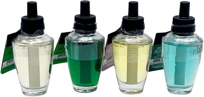 Bath &amp Body Works Winter Holiday Vibes Collection Wallflowers Refill – BLACK SHOPPING FRIDAY HOLIDAY WRAPPING PARTY POST HOLIDAY RESET and HIBERNATION MODE 4-piece Gift Set – 0.8 fl oz each