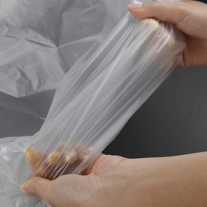 4 Gallon Small Clear Trash Bag 1500 Counts Bathroom Trash Can Liners 15 Rolls