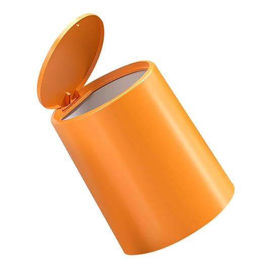 TOYANDONA Double Compartment Press-top Trash Can with Lid Large Plastic Wastebasket for Kitchen and Bathroom Sturdy Dual Bin Garbage Container for Home and Office Use