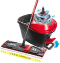 Vileda Ultramax Turbo XL Set XL Floor Mop with Telescopic Handle for Large Surfaces Microfibre Mop Cover Bucket with Spinner for All Hard Floors Love It Clean Eco Packaging