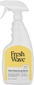 Fresh Wave Lemon Scent Odor Eliminator Spray &amp Air Freshener 24 fl. oz. | Odor Absorber for Home Furniture Fabrics &amp Trash | Safer Odor Relief