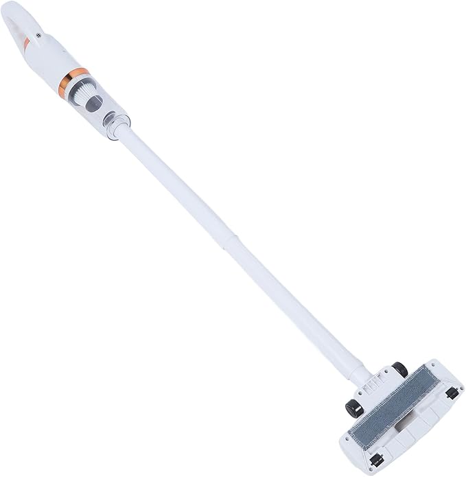 Cordless Stick Vacuum Effective Cleansing Cordless Stick Vacuum Cleaner 600ml Dust Cup 8500 Pa Suction 120W Rated Power Dirts Removal for Home Use (White)