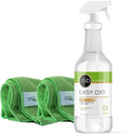 Oxy Countertop Cleaner Marble Granite Stone Safe for daily use (1 quart 32 oz.) with 2 Microfiber towels kit