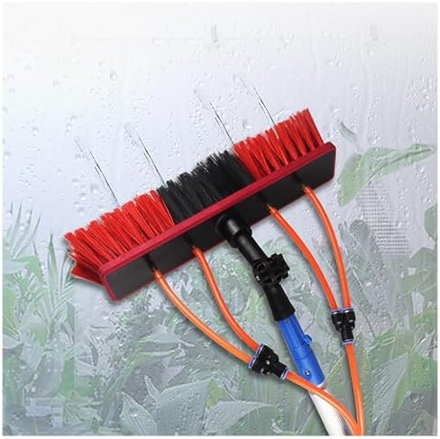 Extendable Window and Solar Panel Cleaner Telescopic Brush with Long Reach Pole for Easy Outdoor and High Surface Cleaning