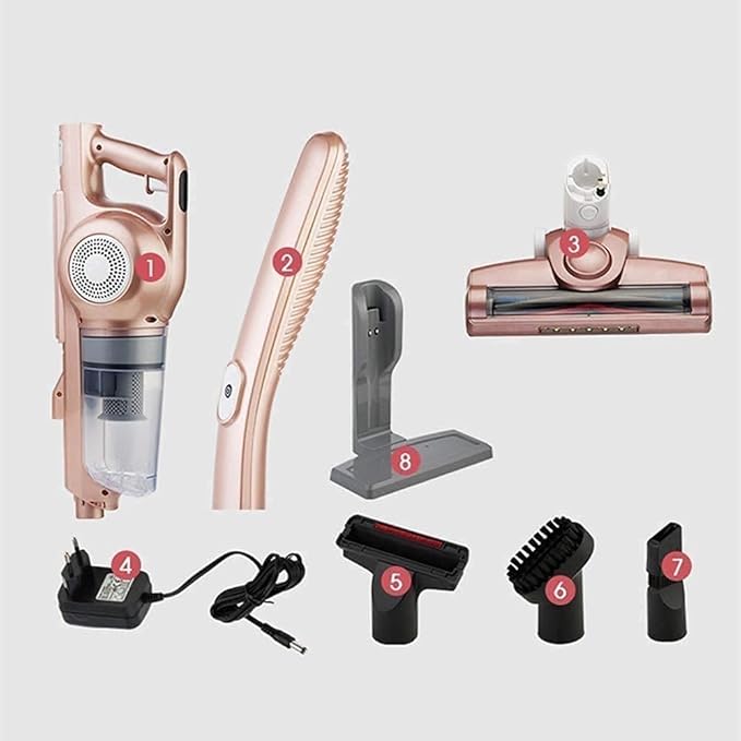 Cordless Vacuum Cleaner Stick Vacuum with Rechargeable Battery Lightweight 2-in-1 Cordless Vacuum with Powerful Suction Hardwood Floor Vacuum Cleaner
