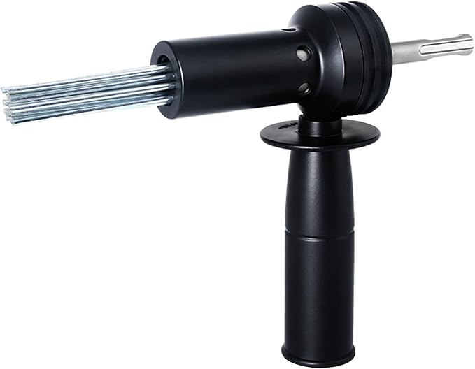misppro Electric Pin Scaler Adapter Rust Removal Tool for Concrete Surface Cleaning with Hardened Pins