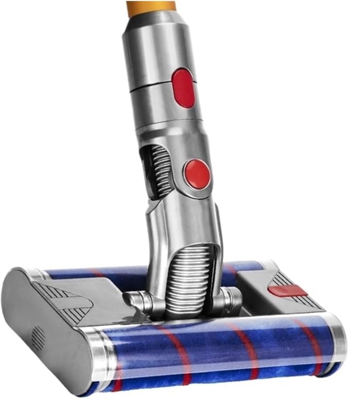 COovs Vacuum Cleaner Double Soft Roller Head Quick Release Electric Floor Head.Compatible for Dyson V7 V8 V10 V11 V15