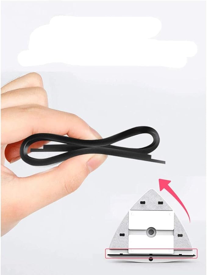 Adjustable Magnetic Glass Artifact Three-Layer Hollow Household Double-Sided Glass Cleaner Anti-Pinch Cleaning Tool Advanced Window Wiper for(E)