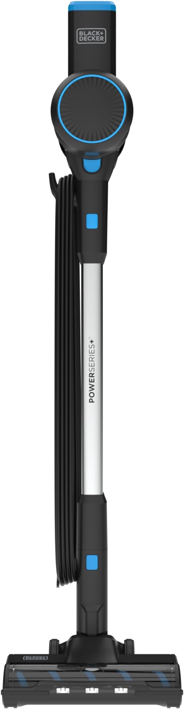 BLACK+DECKER Powerseries+ Corded 3 in 1 Stick Vacuum Upright to Hand-Vac Multi Surface LED Floor Head HEPA Filtration Powerful 14k Pafor Hard Floor Low Carpet Pet Hair Home &amp Office use Bl
