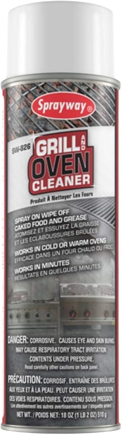 Sprayway SW826 Oven and Grill Cleaner 18 oz