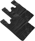5 X 31cm Black Plastic Trash Bags 200pcs Thickened Garbage Bags for Kitchen Bathroom Bedroom Household Use