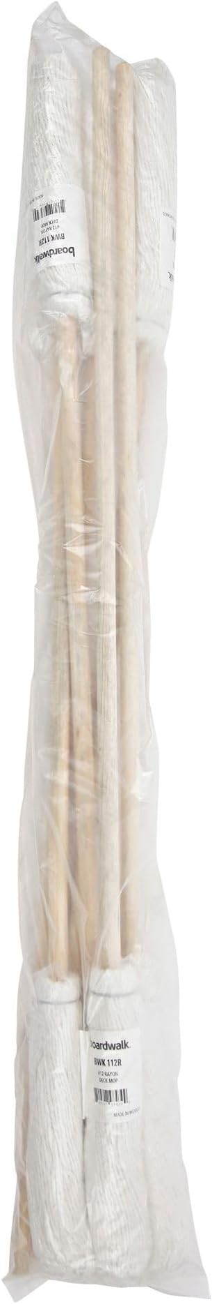 Boardwalk BWK1148 48 in. x 5 in. Cotton/Synthetic Blend Dust Mop Head - Blue