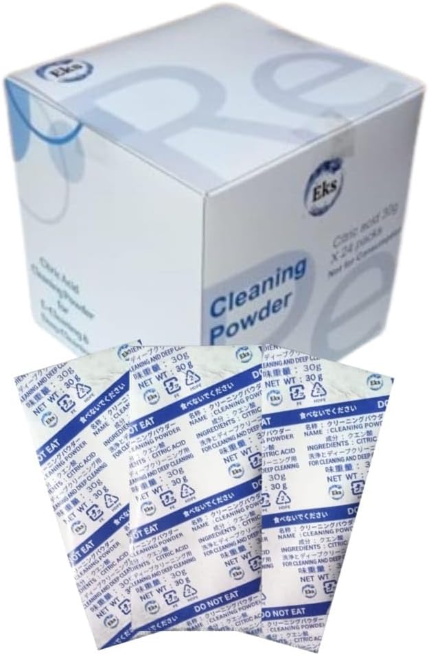Electrolysis Enhancer Liquid for Ionizing Machines 400ml Pouch (6pcs+12pcs eks Cleaning Powder 30 gms each Free)