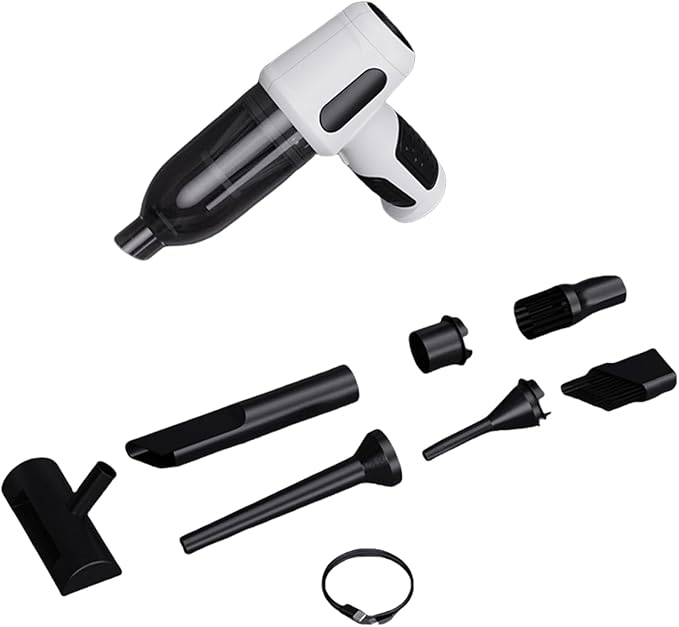 Handheld Vacuum USB Rechargeable Car Carpet Cleaner Light Weight Portable Trash Garbage Remover Car Dry Wet Use