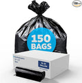 Heavy-Duty Trash Bags 150 Count Bulk Black 16 to 20 Gallon Capacity