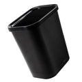 Plastic Garbage Container Bin for Kitchen Bathroom Office Space-Saving Wastebasket and Easy to Clean Rubbish Can for Home Use