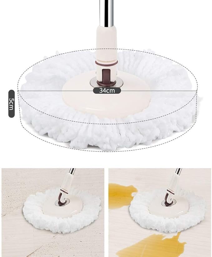 Microfiber Spin Mop Bucket Floor Cleaning System