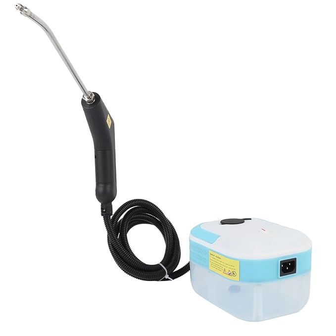 Yinhing Handheld Steam Cleaner Powerful 1200W Multi Functional Portable Steamer Fast Heating 10s for Kitchen Bathroom Tile Car Detailing ABS Material 1200ml Tank (US Plug 110V)