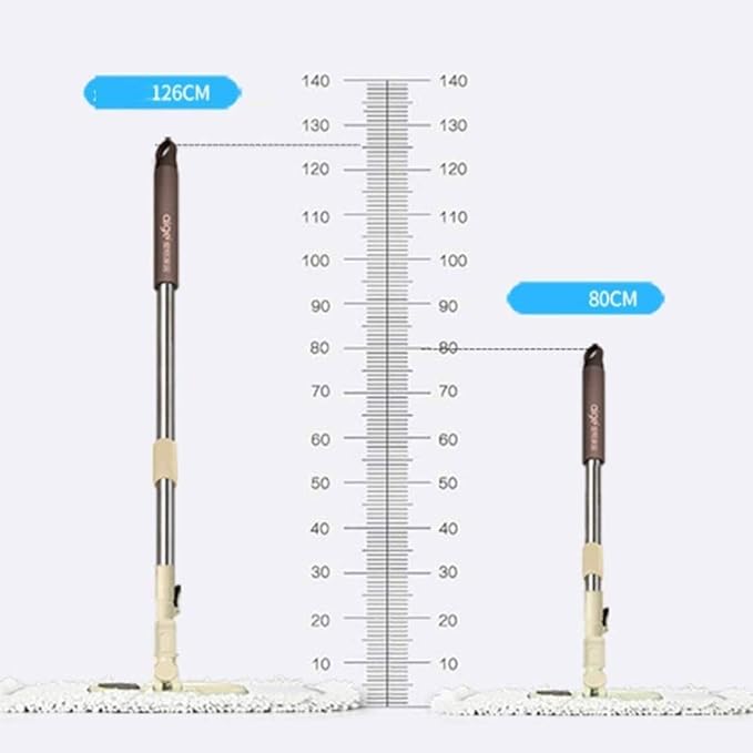Mop- Cleaning System Washable Pads Cleaner Laminate &amp Tile Wet Reusable Dust Mops with Soft Refill Pads