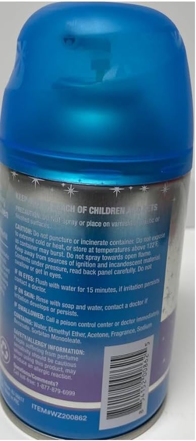 Wizard Automatic Spray 5Oz Refill (Package May Vary) Pack of 6 (freshly folded linen 6)