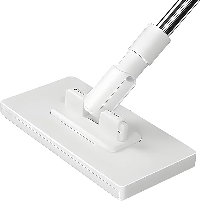 Clip Mop | No-Wash Detachable Retractable | Floor Cleaning Cloth Changing Mopfor Home Office Apartment Bedroom Kitchen Tiles Glass Wood Baseboard