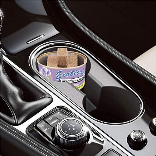 Car Air Freshener | Spill-Proof Can | Organic | for Home &amp Auto | Long Lasting Freshness | (Pack of 12) Lavender