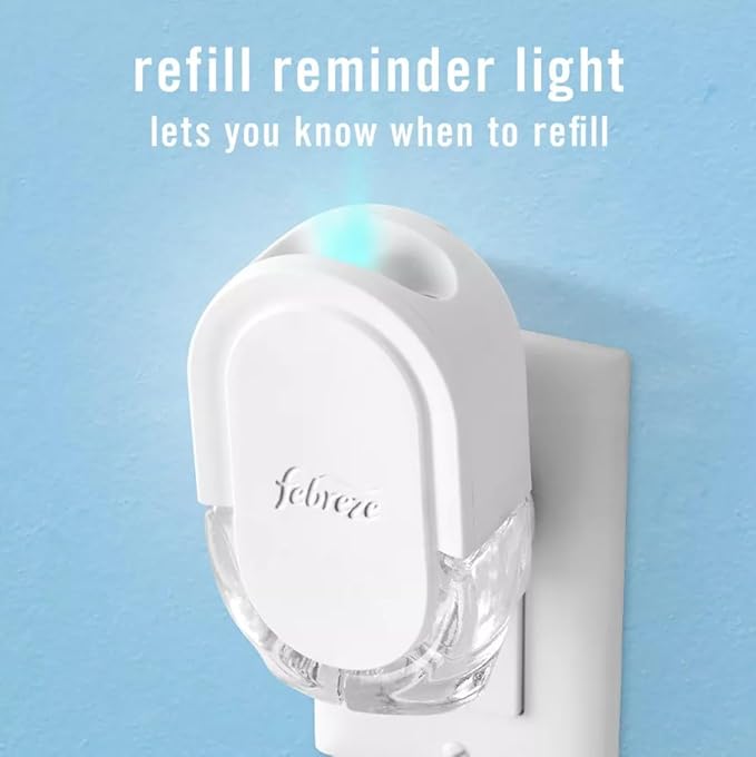 Feb-reze Plug In Air Freshener Odor-Fighting Scented Oil Refill Bora Bora Waters - 3 Refills