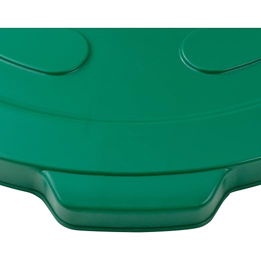 Global Industrial 55 Gallon Garbage Can Lid Green