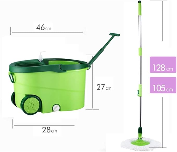 360 Rotating Microfiber Spinning Floor Mop for Housekeeper Home Floor Cleaning Mop