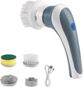 Electric Spin Scrubber Electric Spin Cleaning Tools with 3 Brush Heads - Rechargeable Electric Cleaning Brush - Spin Cleaning Brush Suitable for Bathroom Wall Tiles Floor Bathtub Kitchen
